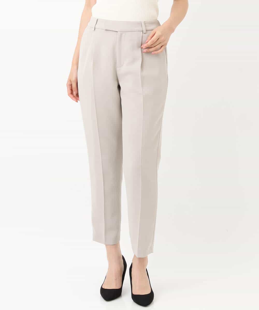 FULAV01140 MK MICHEL KLEIN(MK ミッシェルクラン) ベーシックテーパードパンツ/店舗限定/洗える ベージュ