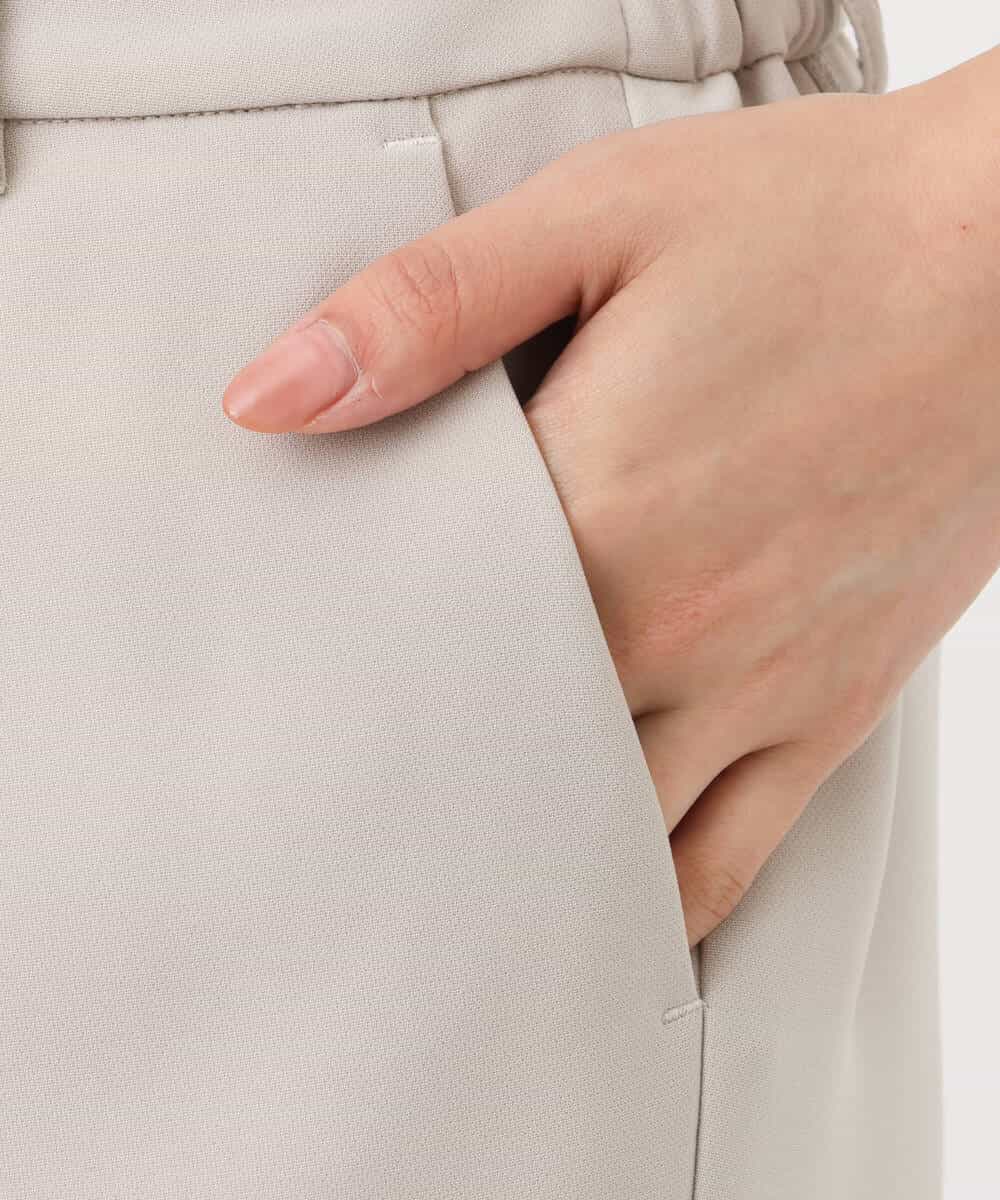 FULAV01140 MK MICHEL KLEIN(MK ミッシェルクラン) ベーシックテーパードパンツ/店舗限定/洗える ベージュ