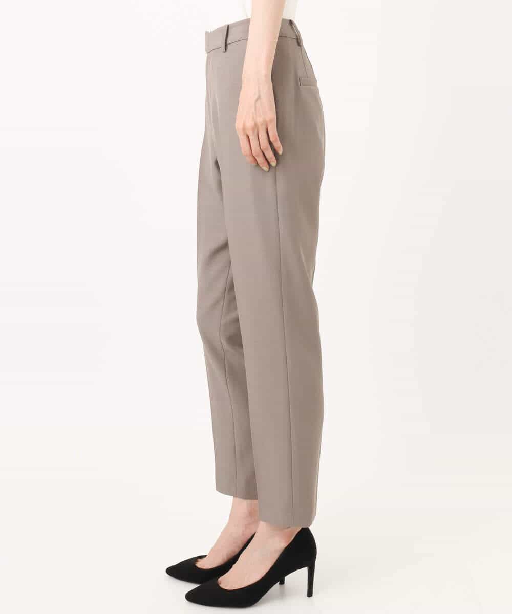 FULJA01140 MK MICHEL KLEIN(MK ミッシェルクラン) メランジ調テーパードパンツ/セットアップ対応/洗える ベージュ