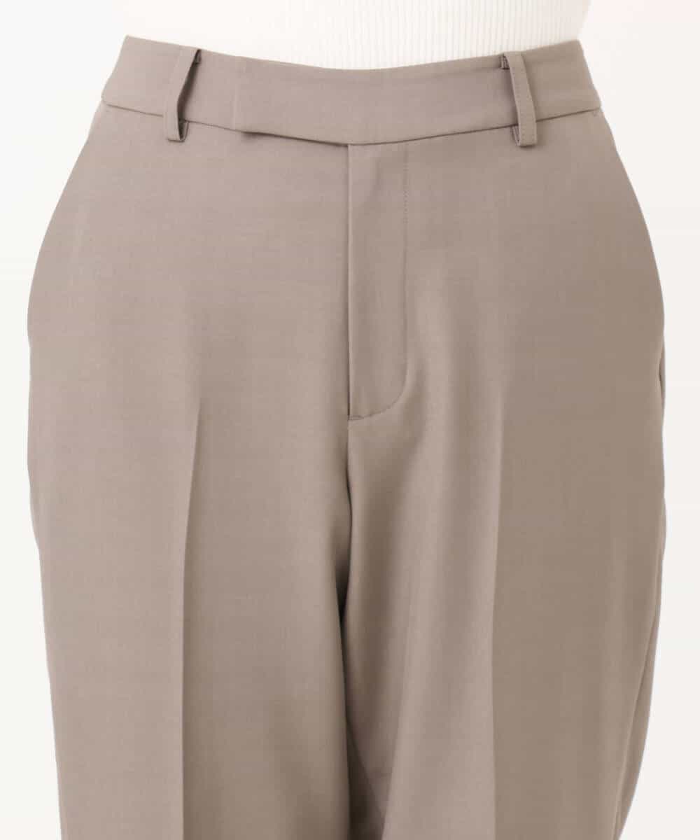 FULJA01140 MK MICHEL KLEIN(MK ミッシェルクラン) メランジ調テーパードパンツ/セットアップ対応/洗える ベージュ