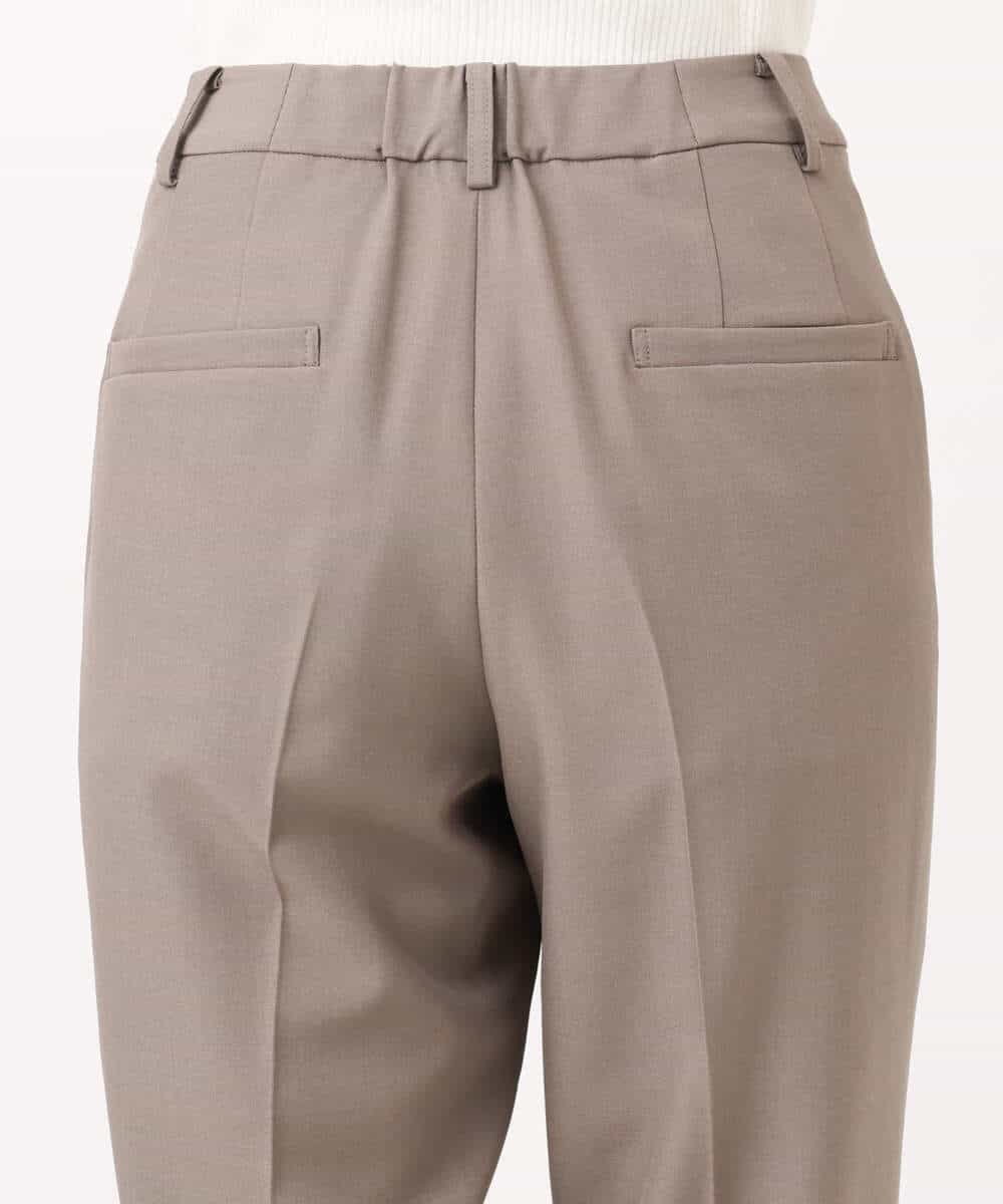 FULJA01140 MK MICHEL KLEIN(MK ミッシェルクラン) メランジ調テーパードパンツ/セットアップ対応/洗える ベージュ