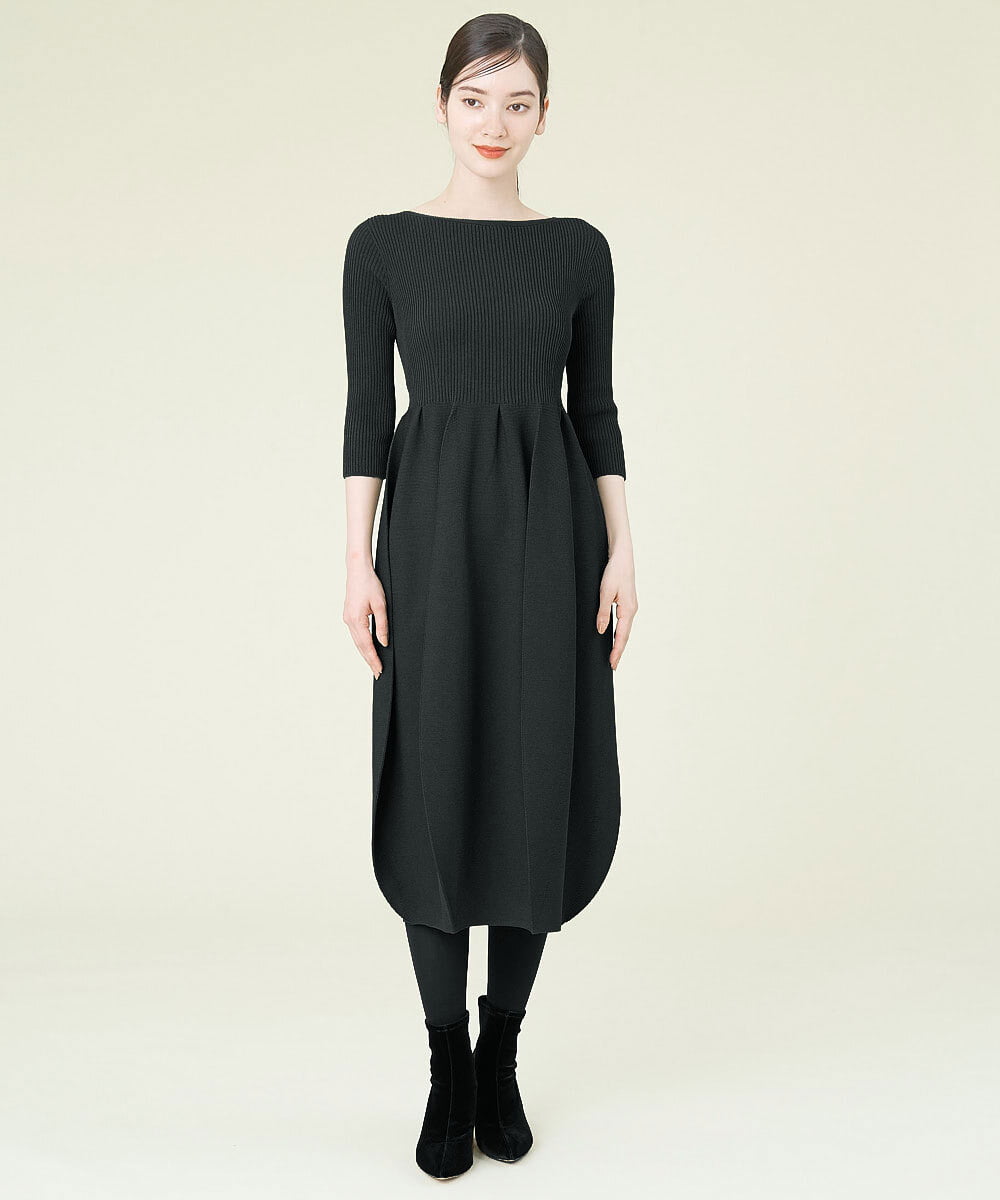 ニューフォルムニット】コクーンニットワンピース(ワンピース  