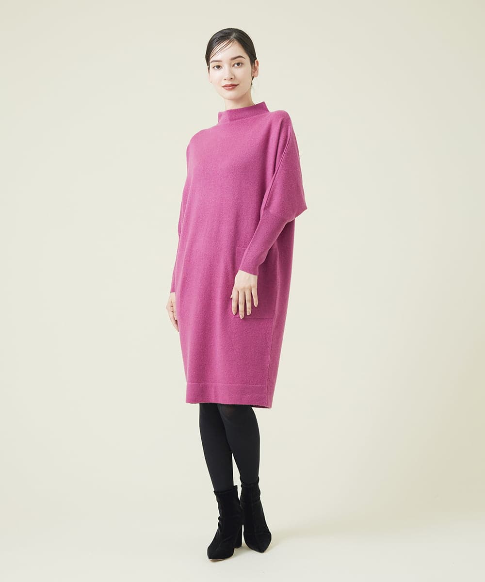 ウールカシミヤニットワンピース