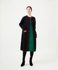 GBACD01540 Sybilla(シビラ) 配色ラインニットドレス グリーン