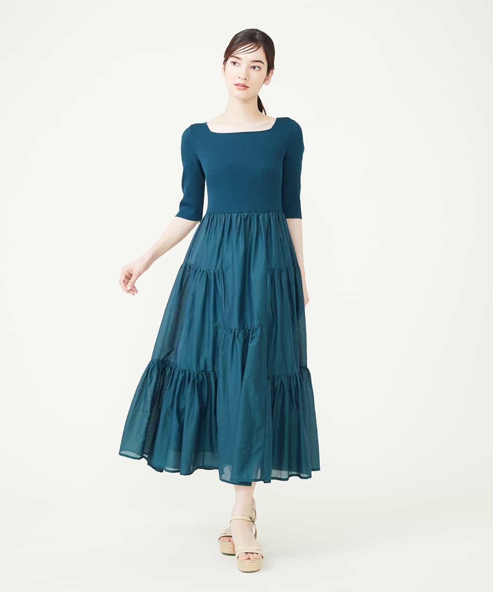 Sybilla シビラ ニットドッキングワンピース イトキンオンラインストア Sybilla シビラ ニットドッキングワンピース イトキンオンラインストア