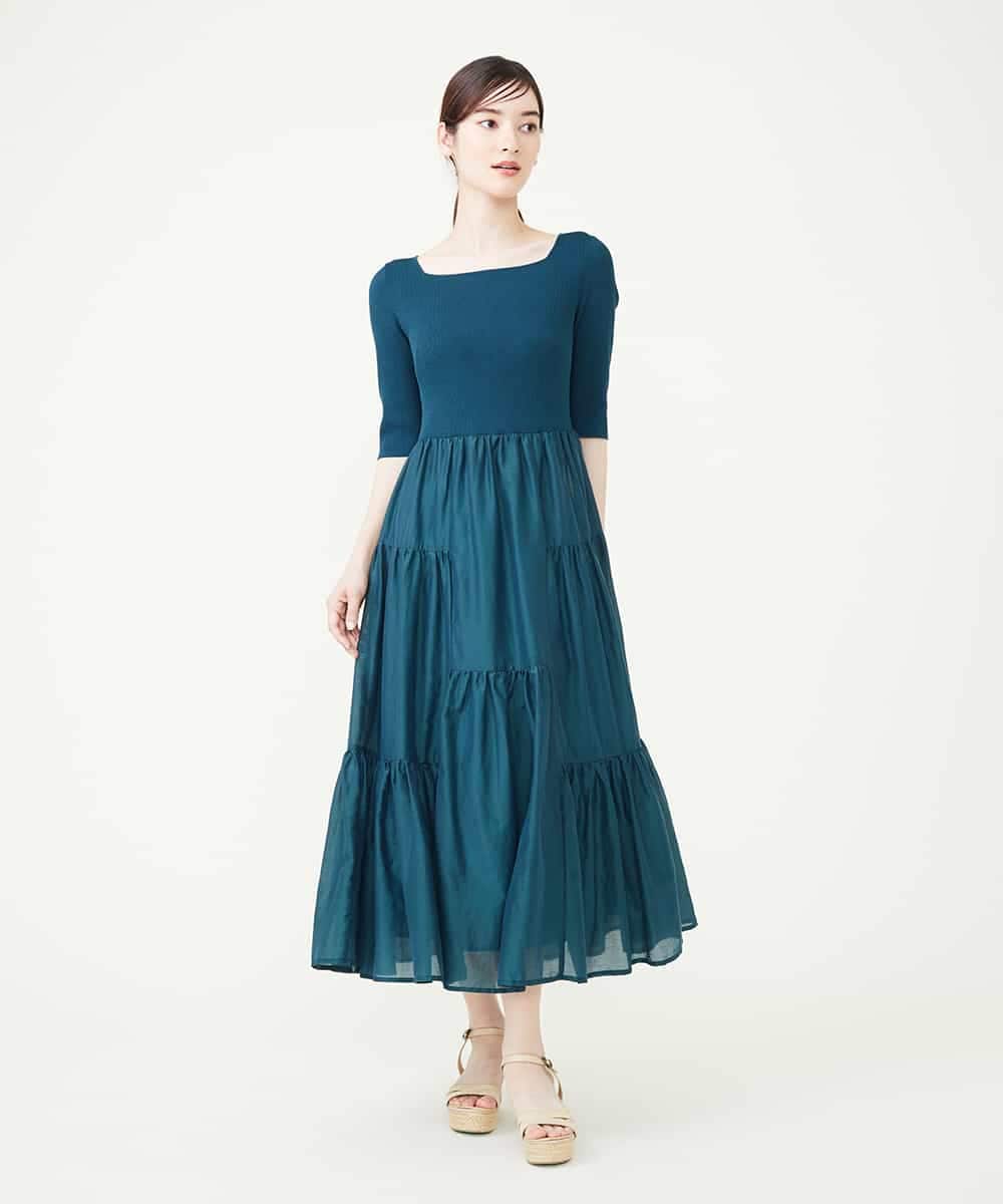 Sybilla シビラ ニットドッキングワンピース イトキンオンラインストア