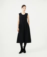 GBAVD01110 Sybilla(シビラ) レリーフニットドレス ブラック