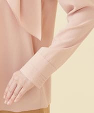 GBBAA02360 Sybilla(シビラ) 【ドラマ着用】スカーフデザインブラウス ピンクベージュ