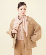 GBBAA02360 Sybilla(シビラ) 【ドラマ着用】スカーフデザインブラウス ピンクベージュ