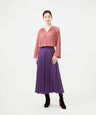 GBBAD01400 Sybilla(シビラ) アコーディオンプリーツブラウス ピンク