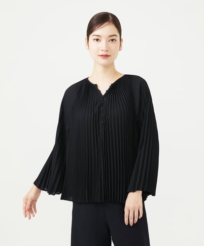 GBBAD01400 Sybilla アコーディオンプリーツブラウス