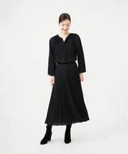 GBBAD01400 Sybilla(シビラ) アコーディオンプリーツブラウス ブラック