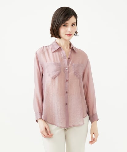 GBBAD35250 Sybilla ポケットデザインシアーシャツ