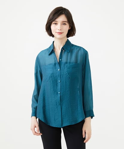 GBBAD35250 Sybilla ポケットデザインシアーシャツ