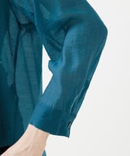 GBBAD35250 Sybilla(シビラ) ポケットデザインシアーシャツ グリーンブルー