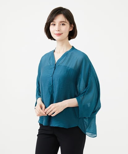 GBBAD36250 Sybilla ドルマンスリーブシアーブラウス