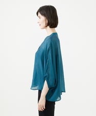 GBBAD36250 Sybilla(シビラ) ドルマンスリーブシアーブラウス グリーンブルー