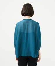 GBBAD36250 Sybilla(シビラ) ドルマンスリーブシアーブラウス グリーンブルー