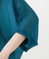 GBBAD36250 Sybilla(シビラ) ドルマンスリーブシアーブラウス グリーンブルー