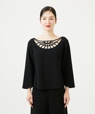 GBBAF82700 Sybilla(シビラ) ループテクニックブラウス（ブラック） ブラック