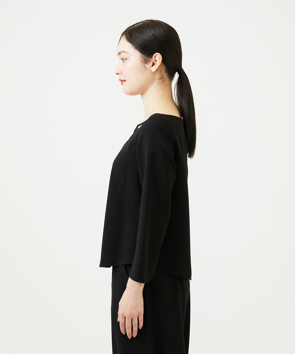 GBBAF82700 Sybilla(シビラ) ループテクニックブラウス（ブラック） ブラック