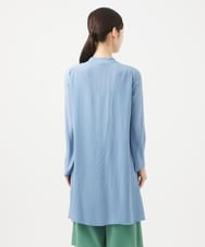 GBBEB07430 Sybilla(シビラ) Vネックロングブラウス ブルー
