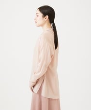 GBBEE31360 Sybilla(シビラ) シアーカシュクールブラウス ピンク