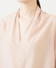 GBBEE31360 Sybilla(シビラ) シアーカシュクールブラウス ピンク