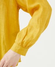 GBBGD35270 Sybilla(シビラ) ミックスボタンリネンブラウス イエロー