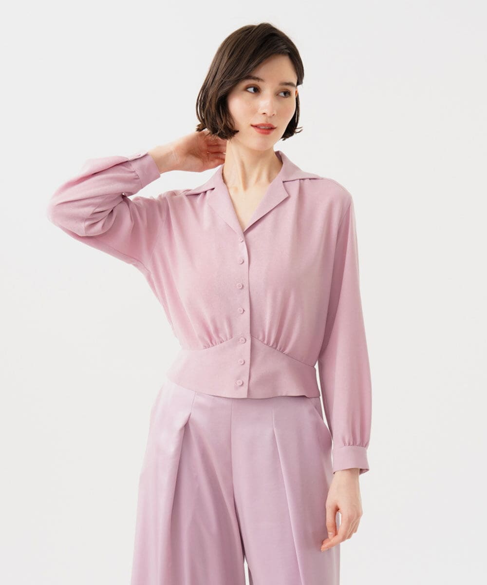 GBBGD41360 Sybilla(シビラ) ウエストヨークブラウス ピンクラベンダー