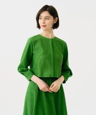 GBBGD45330 Sybilla(シビラ) アイレットレースブラウス グリーン