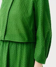 GBBGD45330 Sybilla(シビラ) アイレットレースブラウス グリーン