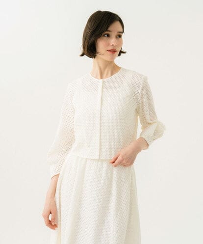 GBBGD45330 Sybilla アイレットレースブラウス