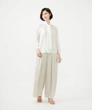 GBBGD46300 Sybilla(シビラ) シアーボウタイブラウス ホワイト