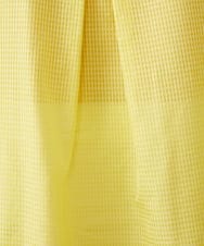 GBBGE03360 Sybilla(シビラ) ギンガム袖口リボンブラウス イエロー