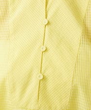 GBBGE04400 Sybilla(シビラ) ギンガムロングブラウス イエロー