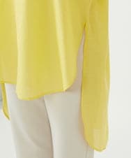 GBBGE04400 Sybilla(シビラ) ギンガムロングブラウス イエロー