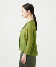 GBBGE30250 Sybilla(シビラ) ピンタックシアーブラウス カーキ