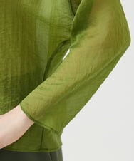 GBBGE30250 Sybilla(シビラ) ピンタックシアーブラウス カーキ