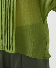 GBBGE30250 Sybilla(シビラ) ピンタックシアーブラウス カーキ