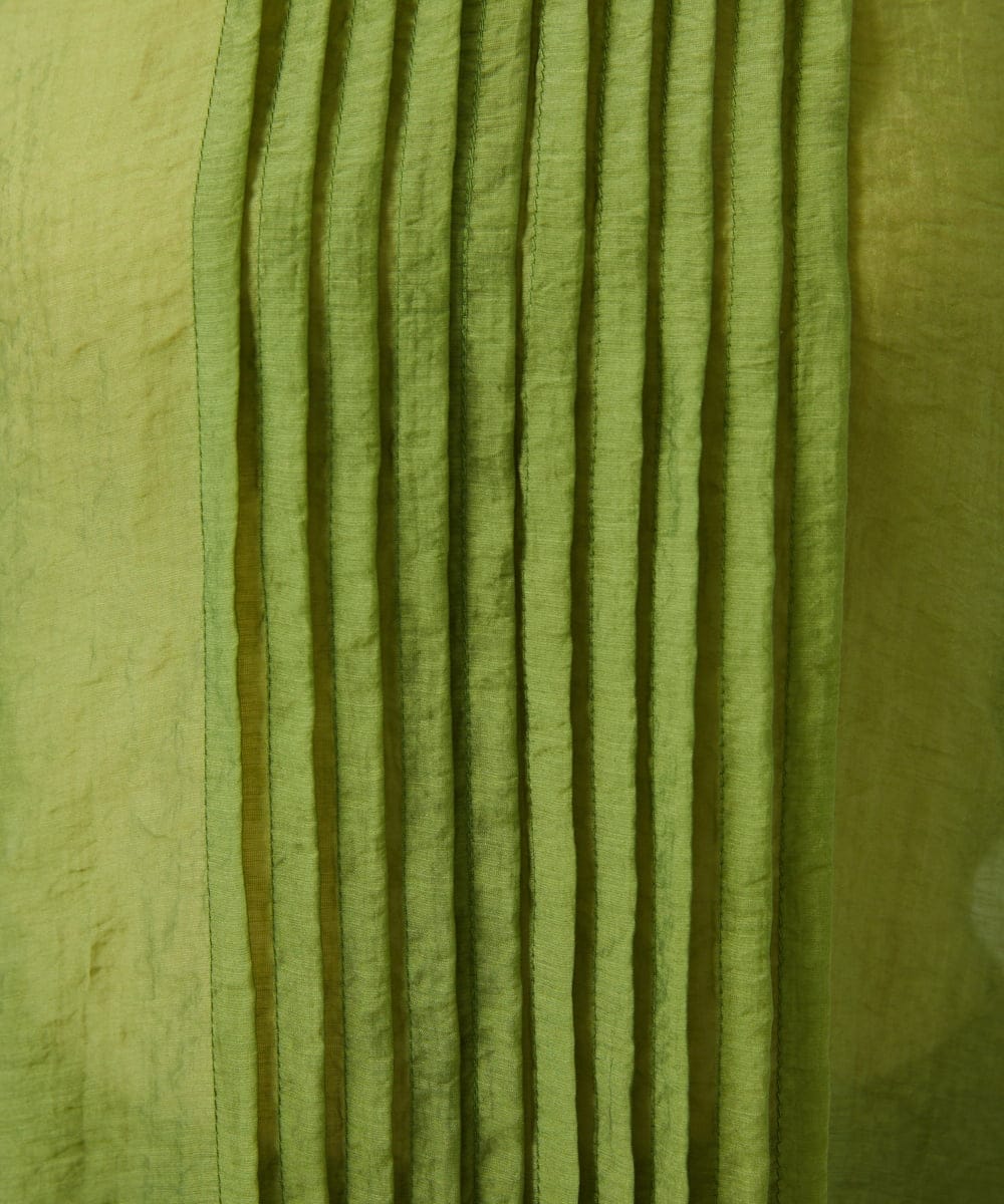 GBBGE30250 Sybilla(シビラ) ピンタックシアーブラウス カーキ