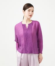GBBGE30250 Sybilla(シビラ) ピンタックシアーブラウス パープル