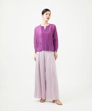 GBBGE30250 Sybilla(シビラ) ピンタックシアーブラウス パープル