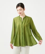 GBBGE31270 Sybilla(シビラ) フレアシアーブラウス カーキ