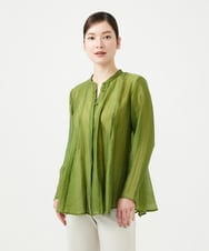 GBBGE31270 Sybilla(シビラ) フレアシアーブラウス カーキ