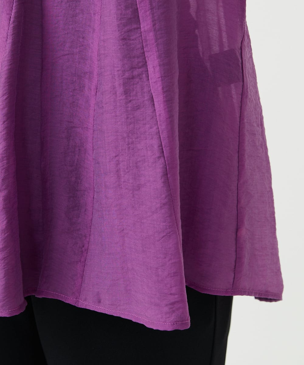 GBBGE31270 Sybilla(シビラ) フレアシアーブラウス パープル