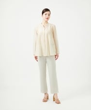 GBBGE31270 Sybilla(シビラ) フレアシアーブラウス ライトベージュ