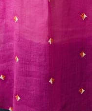 GBBGE41300 Sybilla(シビラ) ダイヤ刺繍リネンブラウス フューシャ