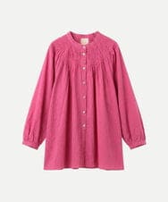 GBBHA35300 Sybilla(シビラ) 【ドラマ着用】カディコットンピンタックブラウス ピンク
