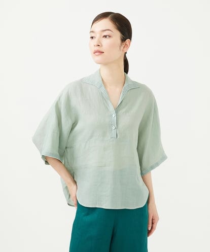 GBBHA40300 Sybilla リネンローンシャツブラウス